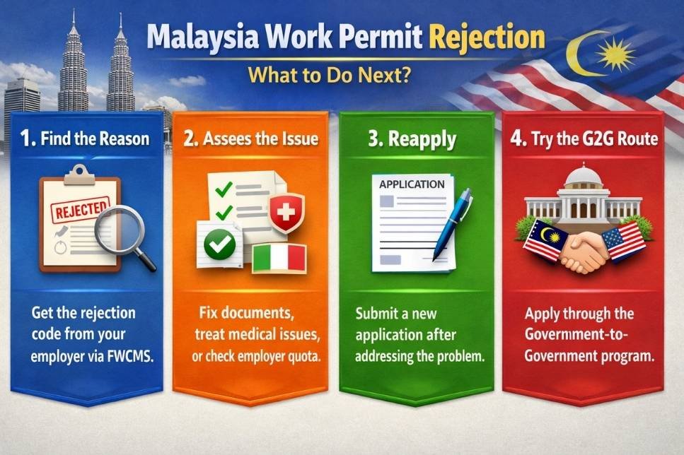 What to Do After a Malaysia Work Permit Rejection