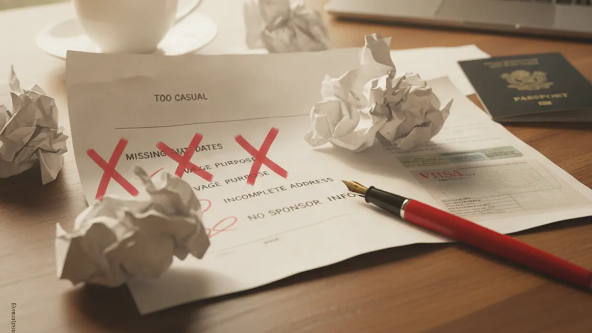 Common Mistakes to Avoid in Your Invitation Letter