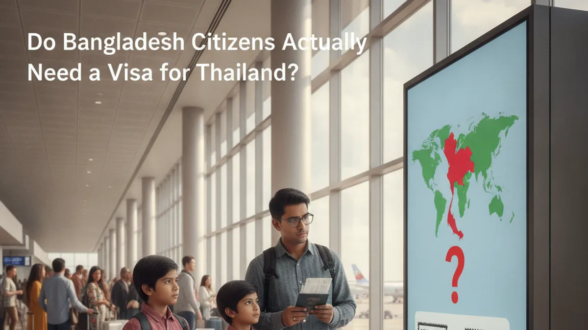 Do Bangladeshi Citizens Actually Need a Visa for Thailand?