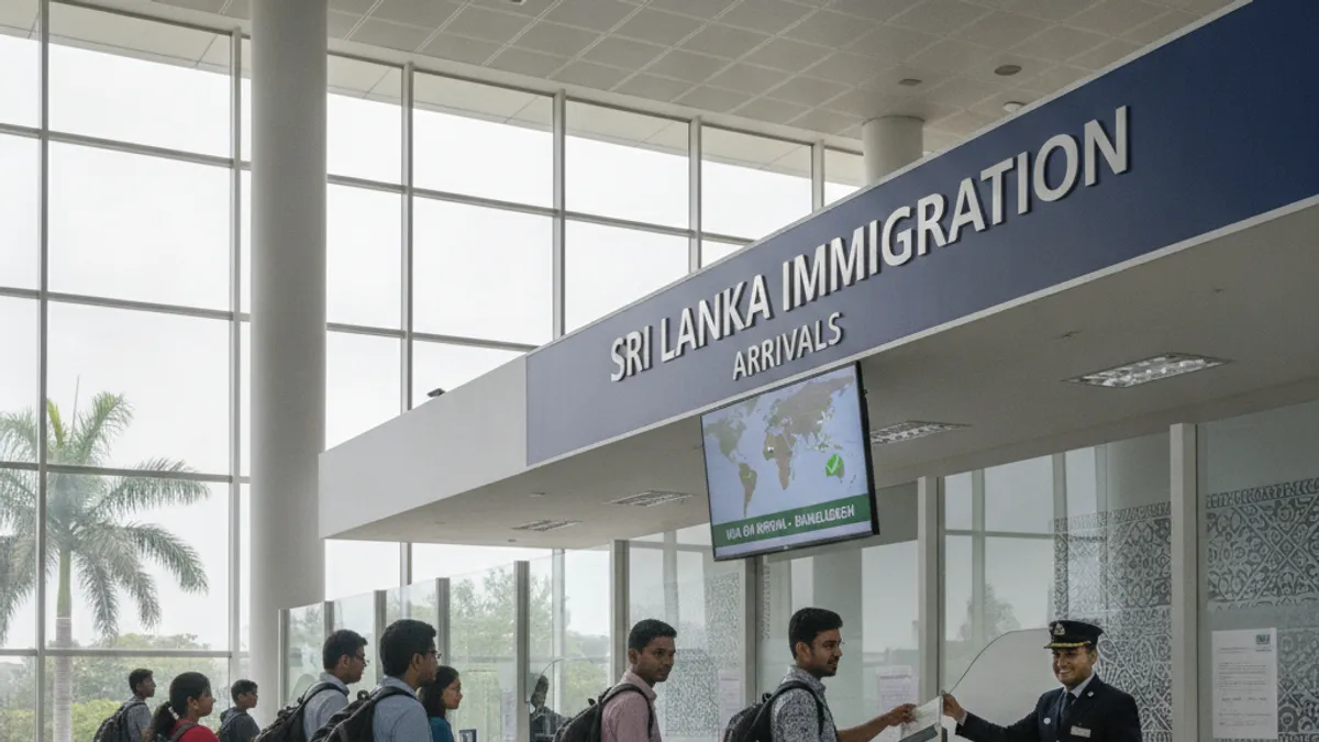 Sri Lanka Immigration When You Arrive