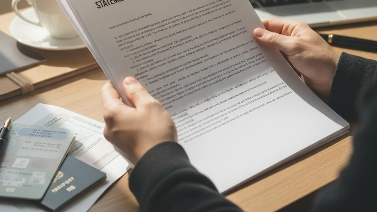 What Exactly is a Visa Application SOP?