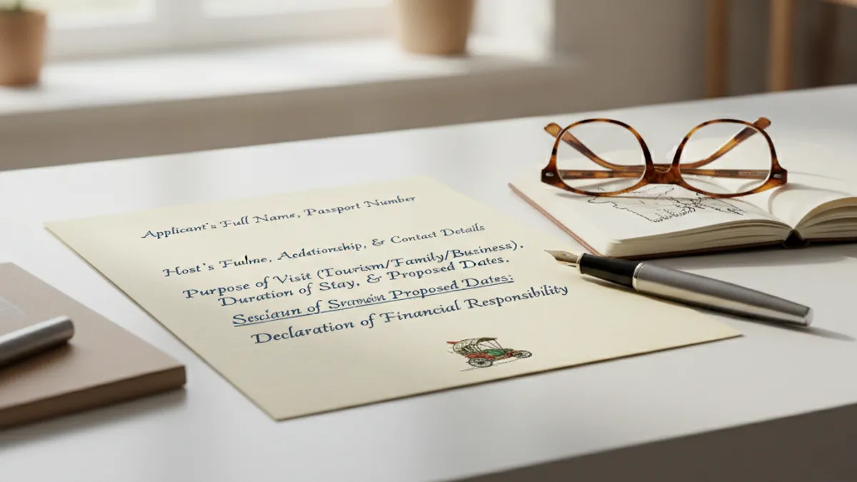 What Information Must Be in the Letter?