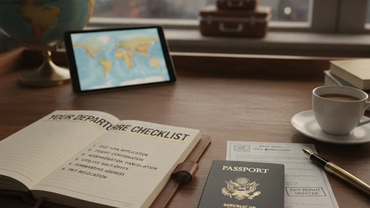 Your Departure Checklist: Ensuring a Smooth Exit