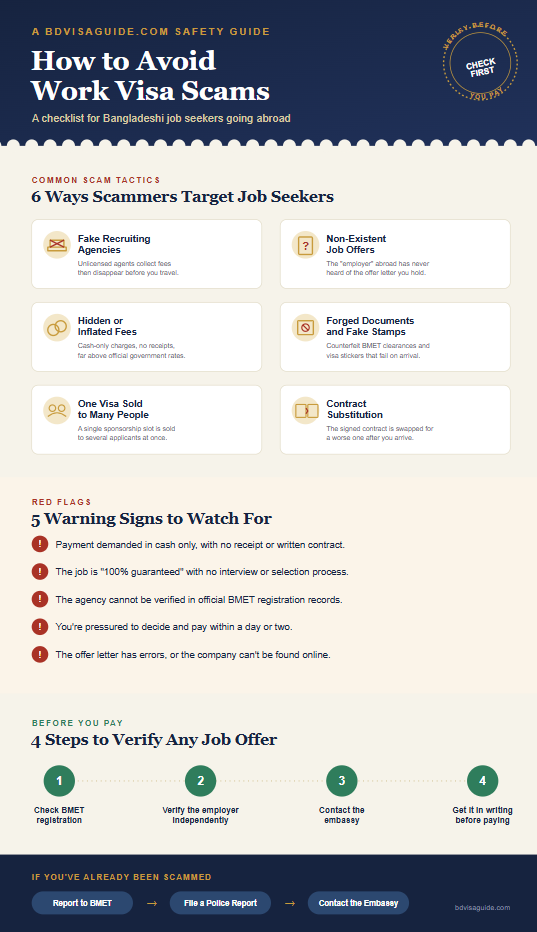How to Avoid Work Visa Scams