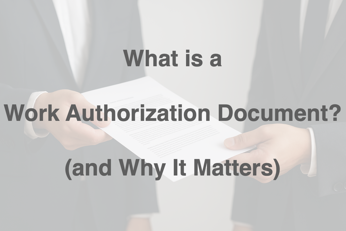 What Is A Work Authorization